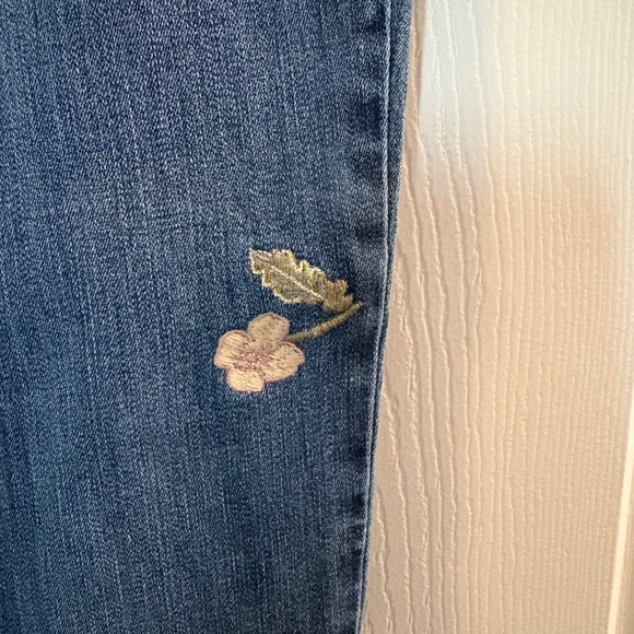 Chico's So Slimming Girlfriend Ankle Embellished Jeans - Picture 6 of 7